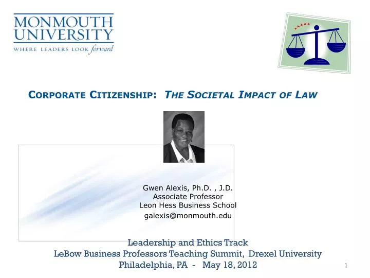 corporate citizenship the societal impact of law
