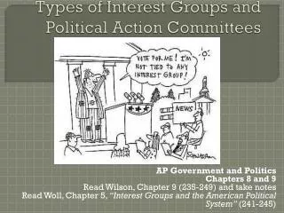 Types of Interest Groups and Political Action Committees