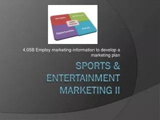 Sports &amp; Entertainment Marketing II