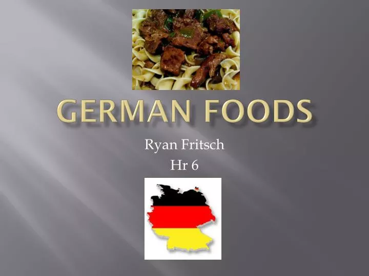 german foods