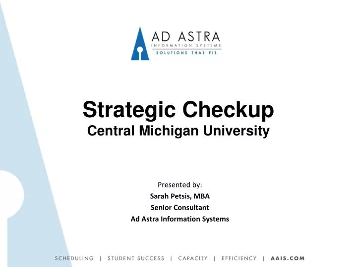 strategic checkup central michigan university