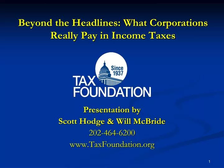 beyond the headlines what corporations really pay in income taxes