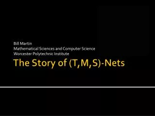 The Story of (T,M,S)-Nets