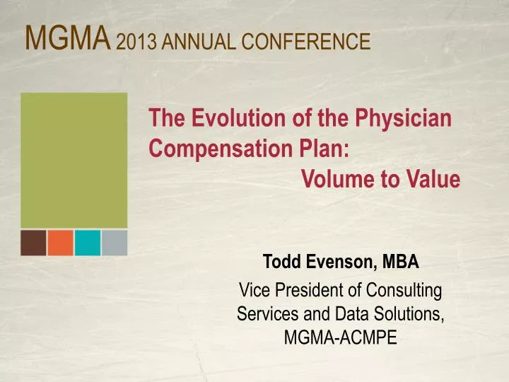 the evolution of the physician compensation plan volume to value