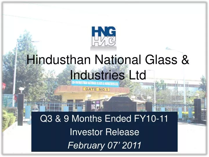 hindusthan national glass industries ltd