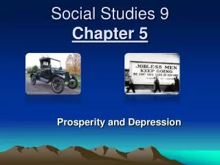 Social Studies 9 Chapter 5