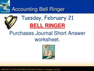 Accounting Bell Ringer