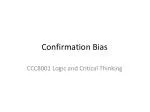 Confirmation Bias - slide 1