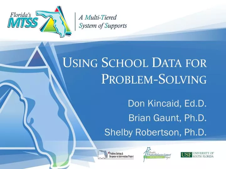 using school data for problem solving