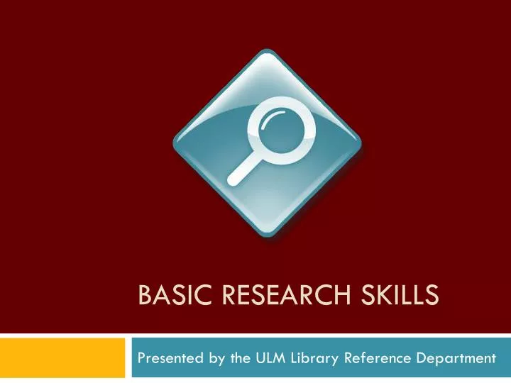basic research skills