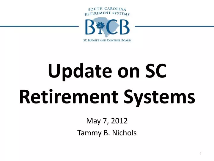 update on sc retirement systems