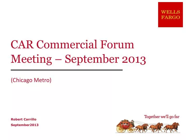 car commercial forum meeting september 2013