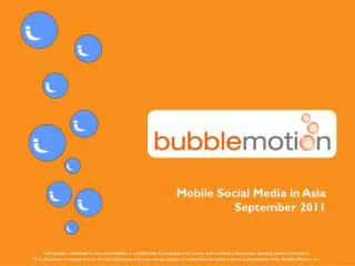 Mobile Social Media in Asia September 2011