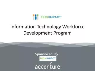 Information Technology Workforce Development Program