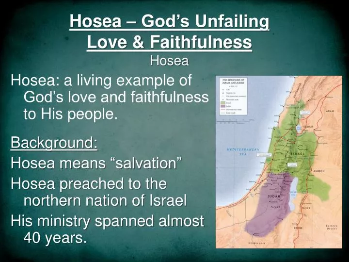 hosea god s unfailing love faithfulness hosea