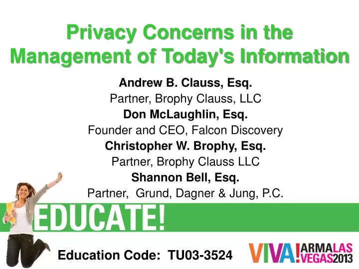 privacy concerns in the management of today s information