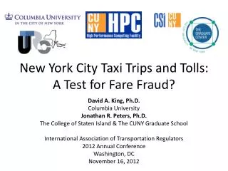 New York City Taxi Trips and Tolls: A Test for Fare Fraud?