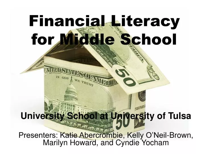 financial literacy for middle school