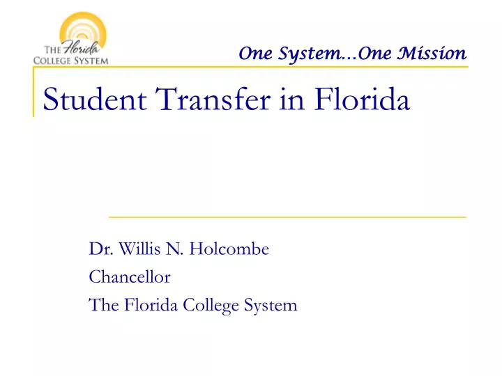 student transfer in florida