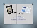 Week 14 - slide 1