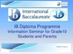 Diploma Program - slide 1