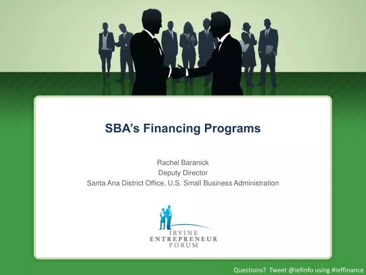 sba s financing programs