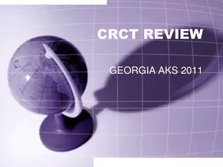 CRCT REVIEW