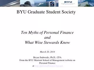 BYU Graduate Student Society