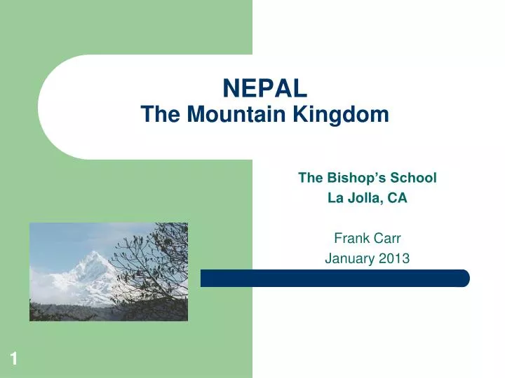 nepal the mountain kingdom