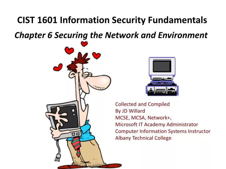 cist 1601 information security fundamentals