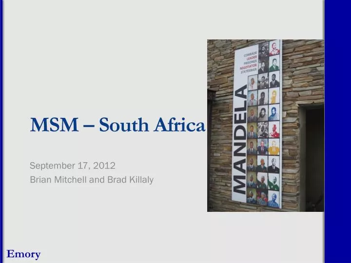 msm south africa