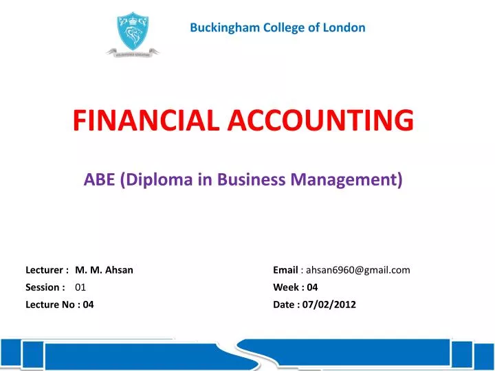 financial accounting