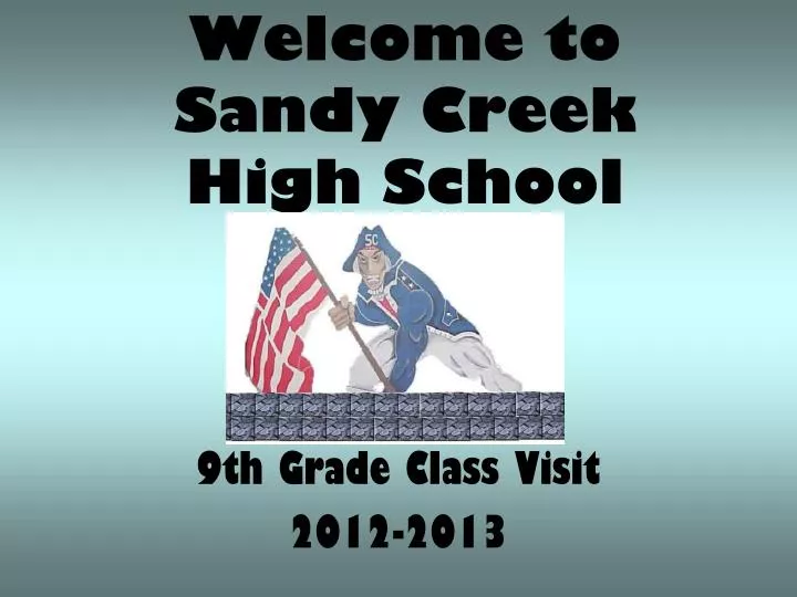 welcome to sandy creek high school
