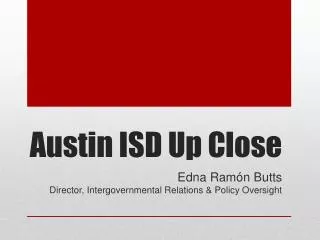 Austin ISD Up Close