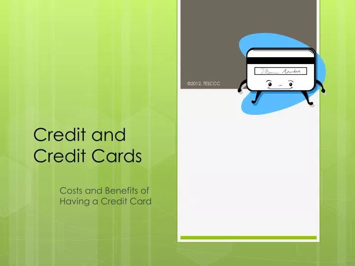 credit and credit cards