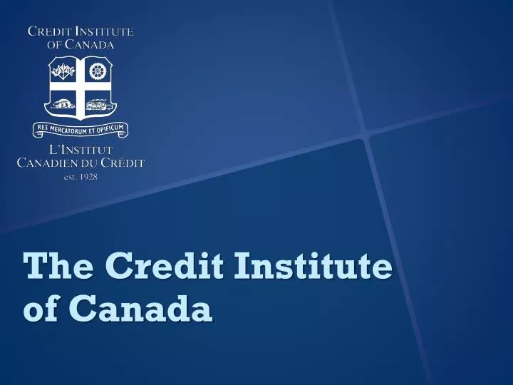 the credit institute of canada