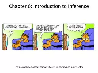 Chapter 6: Introduction to Inference