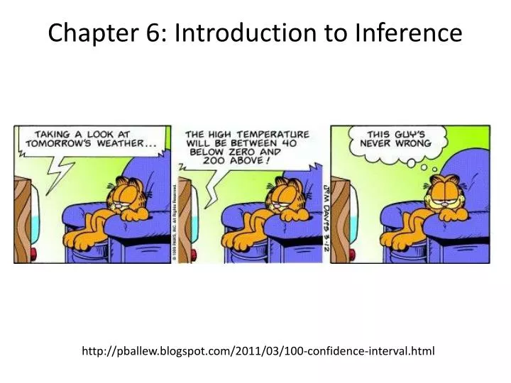 chapter 6 introduction to inference