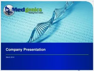 Company Presentation