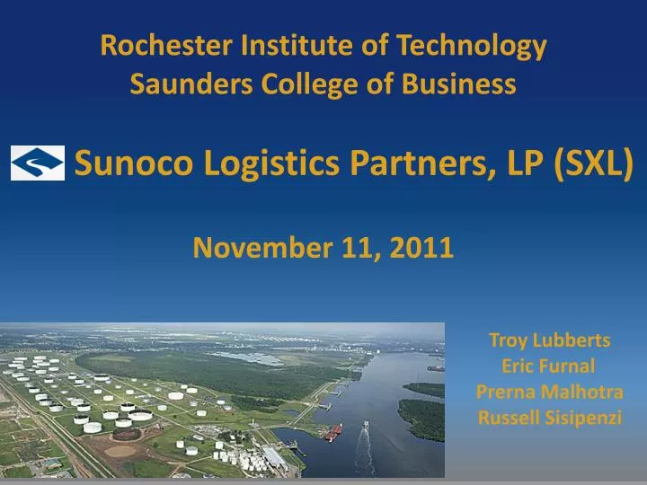 rochester institute of technology saunders college of business november 11 2011