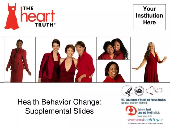 health behavior change supplemental slides
