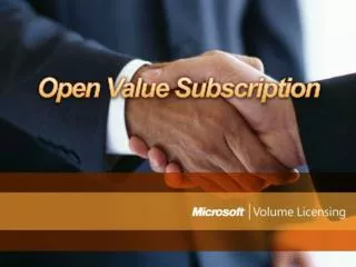 Open Value Subscription