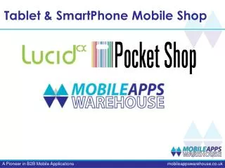 Tablet &amp; SmartPhone Mobile Shop