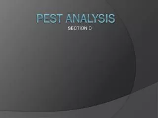 PEST Analysis