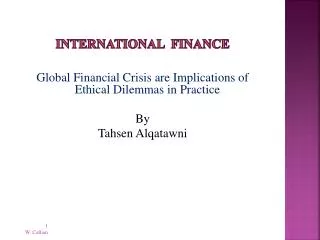 International Finance