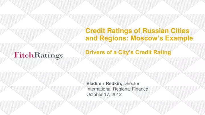 credit ratings of russian cities and regions moscow s example drivers of a city s credit rating