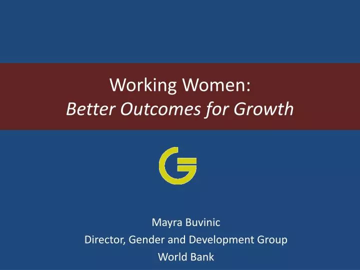 working women better outcomes for growth