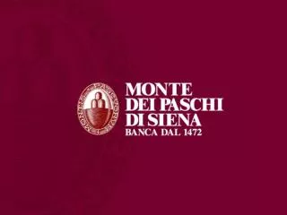 The importance of climate change for the Montepaschi Group