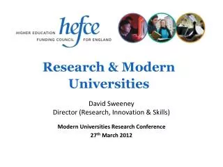 Research &amp; Modern Universities