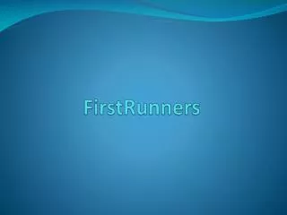 FirstRunners